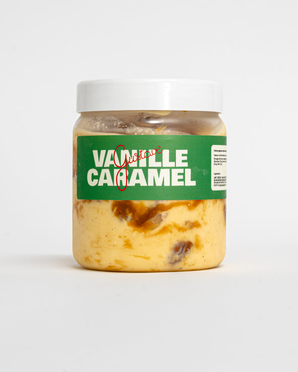 Crème glacée vanille-caramel-pécan (500ml)