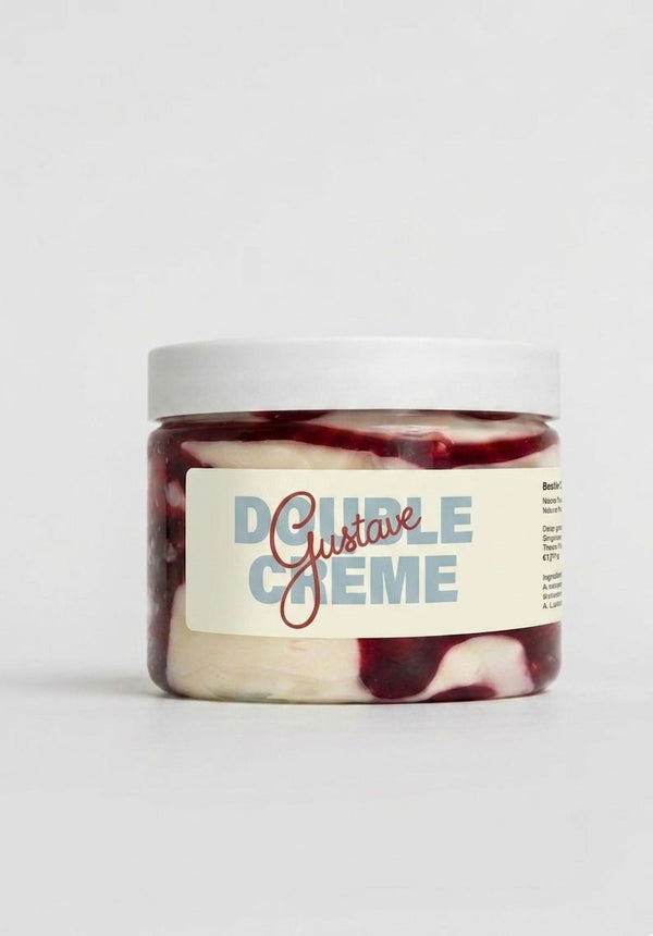 Glace double crème Gruyère AOP artisanale Gustave Glacier – pot 150ml face
