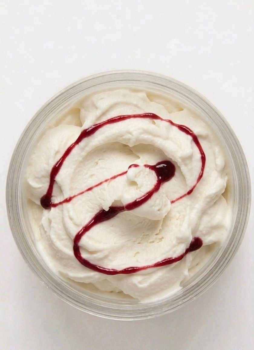 Glace double crème Gruyère AOP Gustave Glacier – vue de dessus