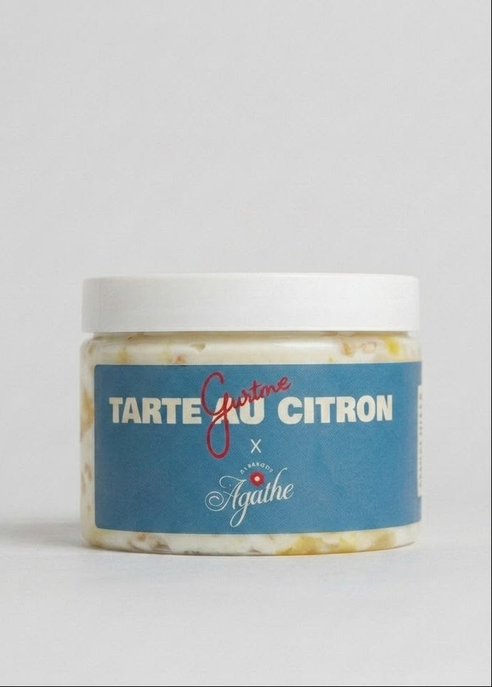 Crème glacée tarte citron artisanale Gustave Glacier – pot 150ml face